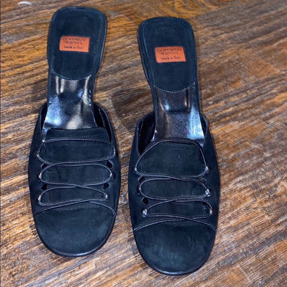 Goffredo Fantini black heels size 9